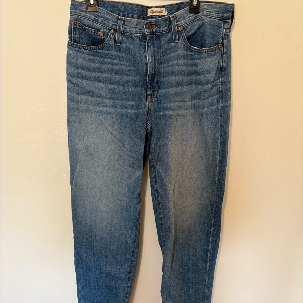 Madewell Men's Relaxed Fit Denim Jeans in Blue